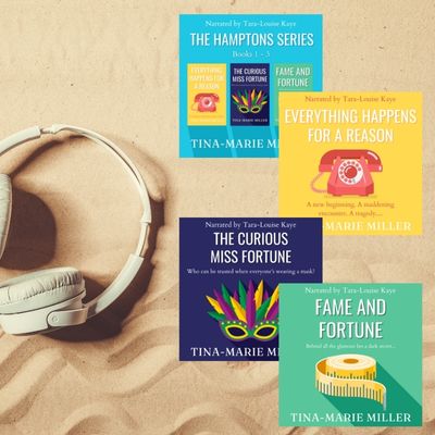 Tina-Marie Miller's audiobooks on the beach