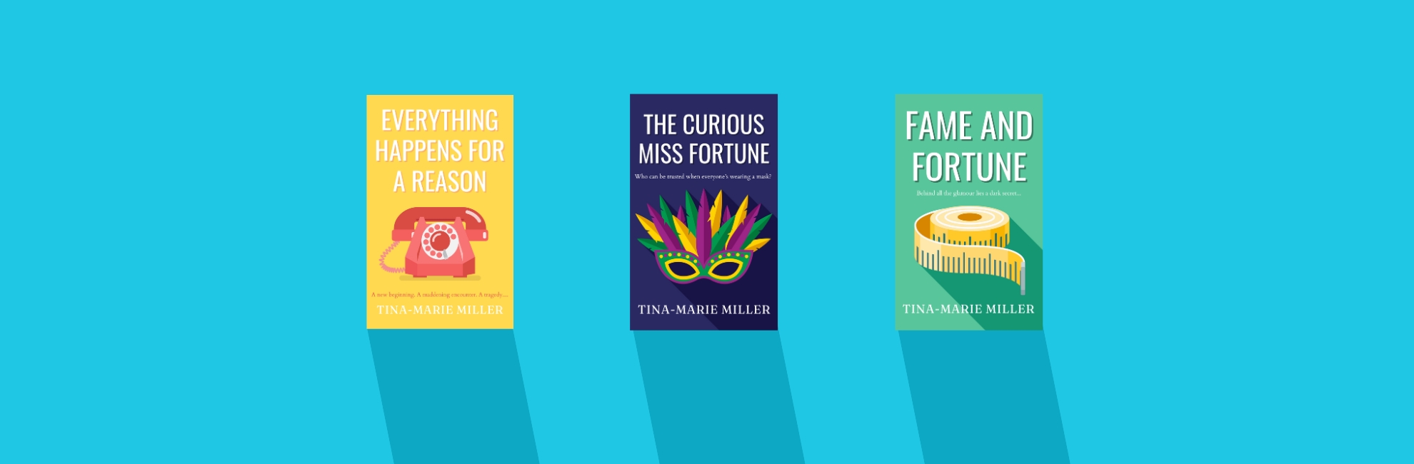 First three book covers in The Hamptons Series